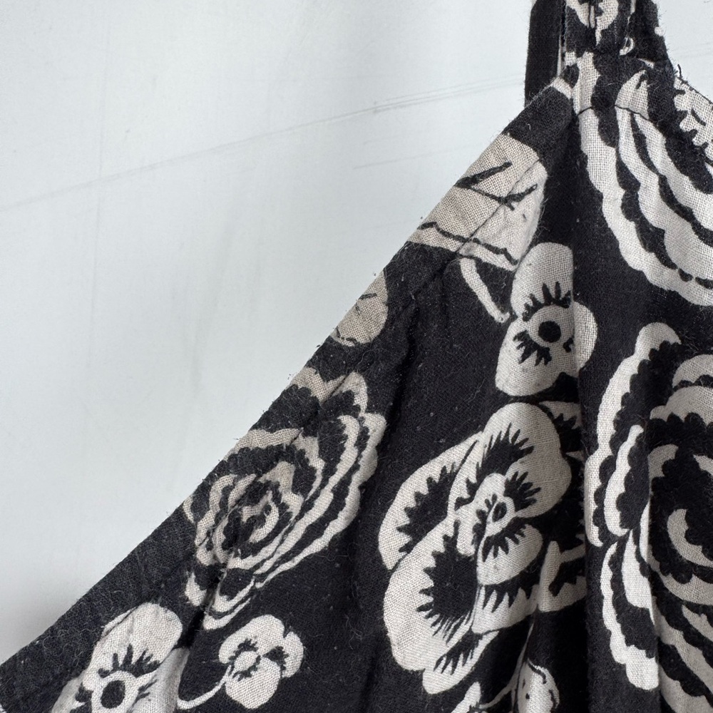 MLLE Gabrielle Black and White Tiered Maxi Dress Size 1X - Picture 6 of 14